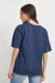 טישירט אוברסייז לני כחול