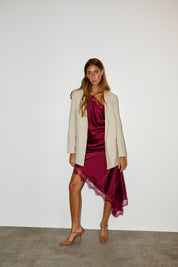 ג'קט בלייזר מחויט לומינה אבן