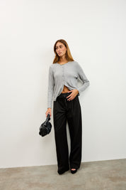 מכנס לומינה מחויט בוקסר שחור