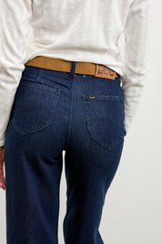 חגורה מעור חאקי - LEE SUEDE BELT