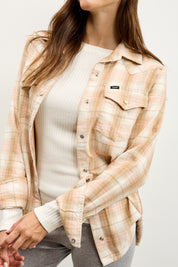 LEE חולצה REGULAR WESTERN SHIRT KHAKI PLAID