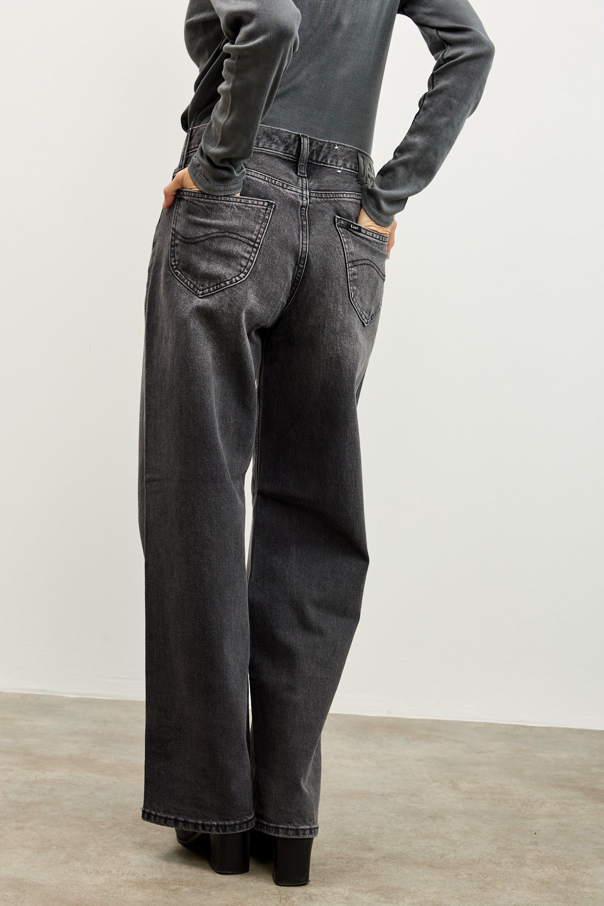 LEE ג׳ינס LOW SLUNG SLOUCH BLACK