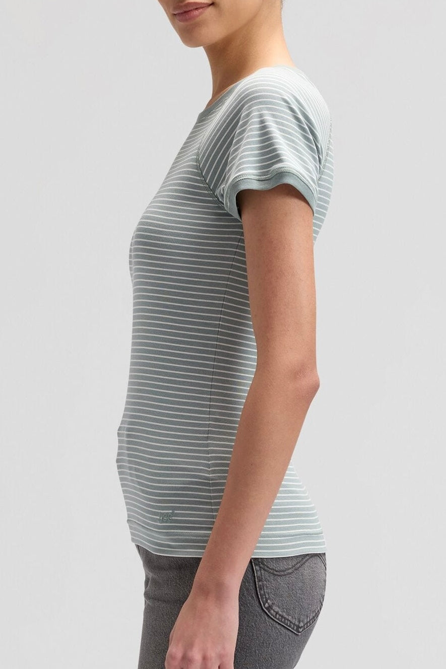 LEE BABY TEE DESERT SAGE STRIPE