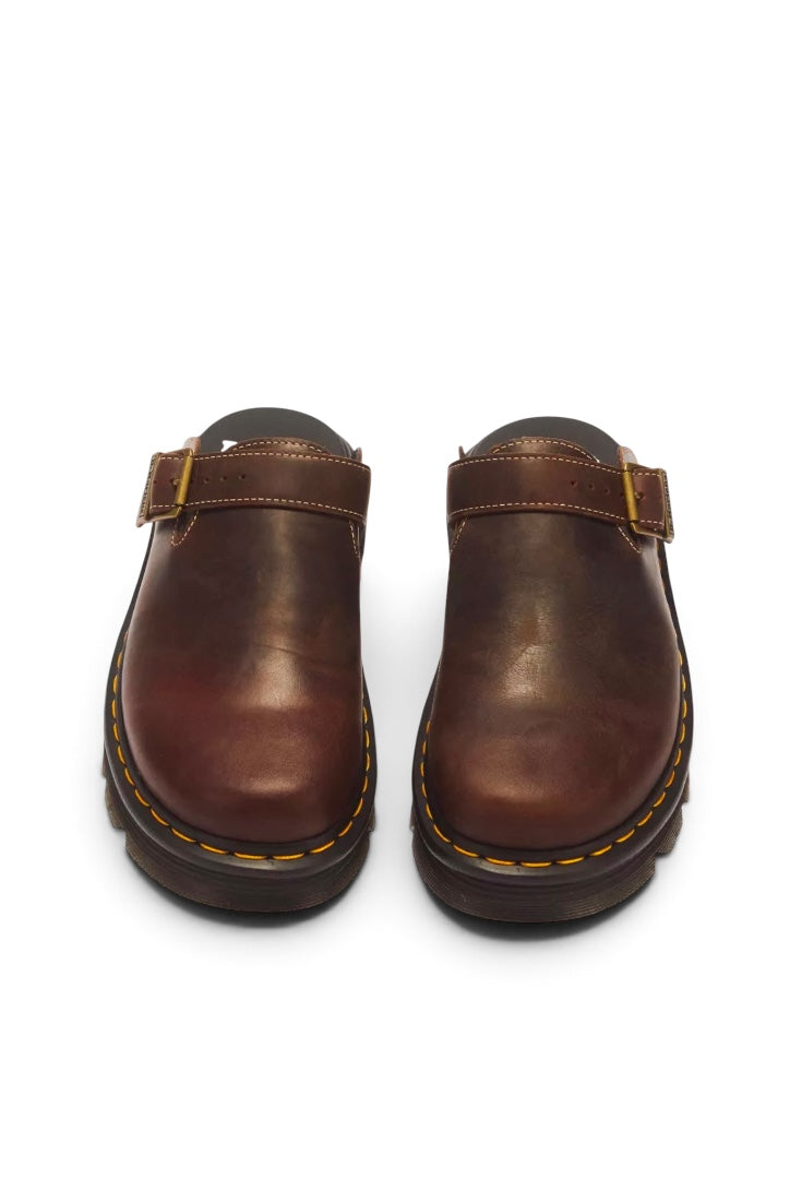 DR. MARTENS ZEBZAG MULE SAVANNAH TAN