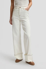 LEE ג'ינס STELLA HIGH WAIST WIDE LEG FRESH FLOCK