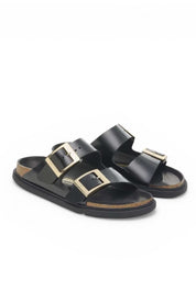 כפכפי בירקנשטוק דגם אריזונה דרופלט אבזם שחור