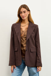 ג’קט מילאנו לומינה חום