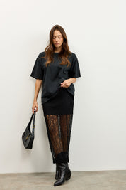 חצאית נואר לומינה שחורה