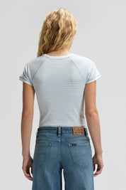 LEE BABY TEE HALOGEN STRIPE
