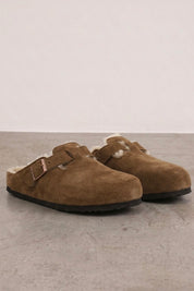 BIRKENSTOCK BOSTON פרווה צבע תה