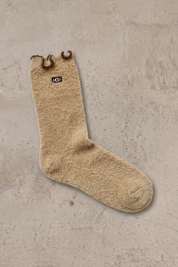 מארז 3 זוגות גרבי UGG Classic Crew שמנת ובז