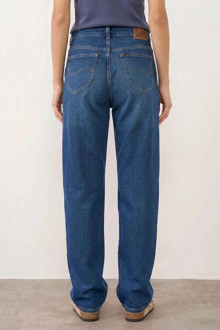 LEE ג'ינס RIDER LOOSE STRAIGHT NAVY CAST
