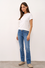 LEE ג'ינס PERFECT TEE BRIGHT WHITE