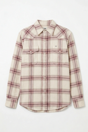 LEE ג׳ינס ESSENTIAL WESTERN SHIRT SAMBA RED