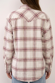 LEE ג׳ינס ESSENTIAL WESTERN SHIRT SAMBA RED