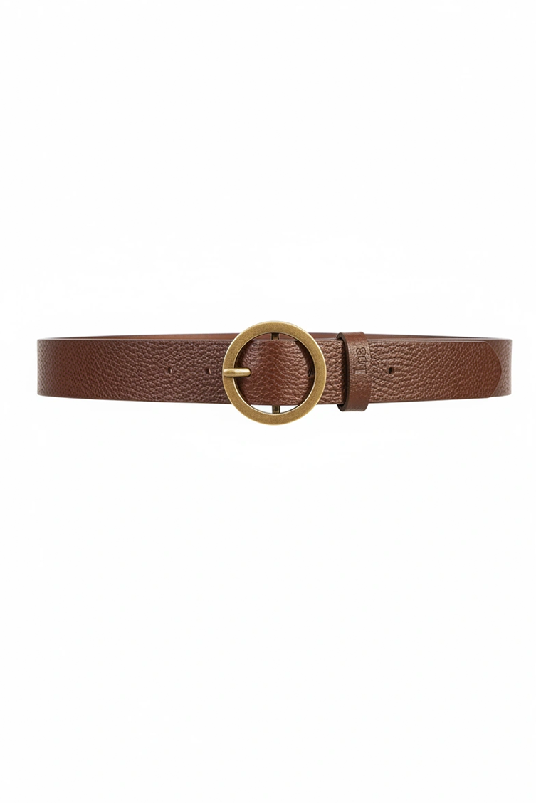 חגורה מעור חום כהה - LEE LADY BELT