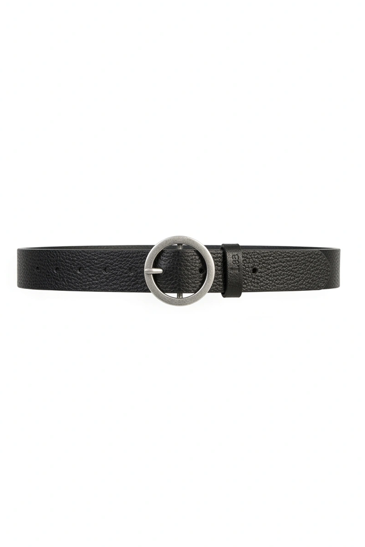חגורה מעור שחור - LEE LADY BELT