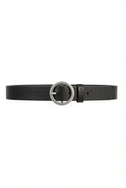 חגורה מעור שחור - LEE LADY BELT