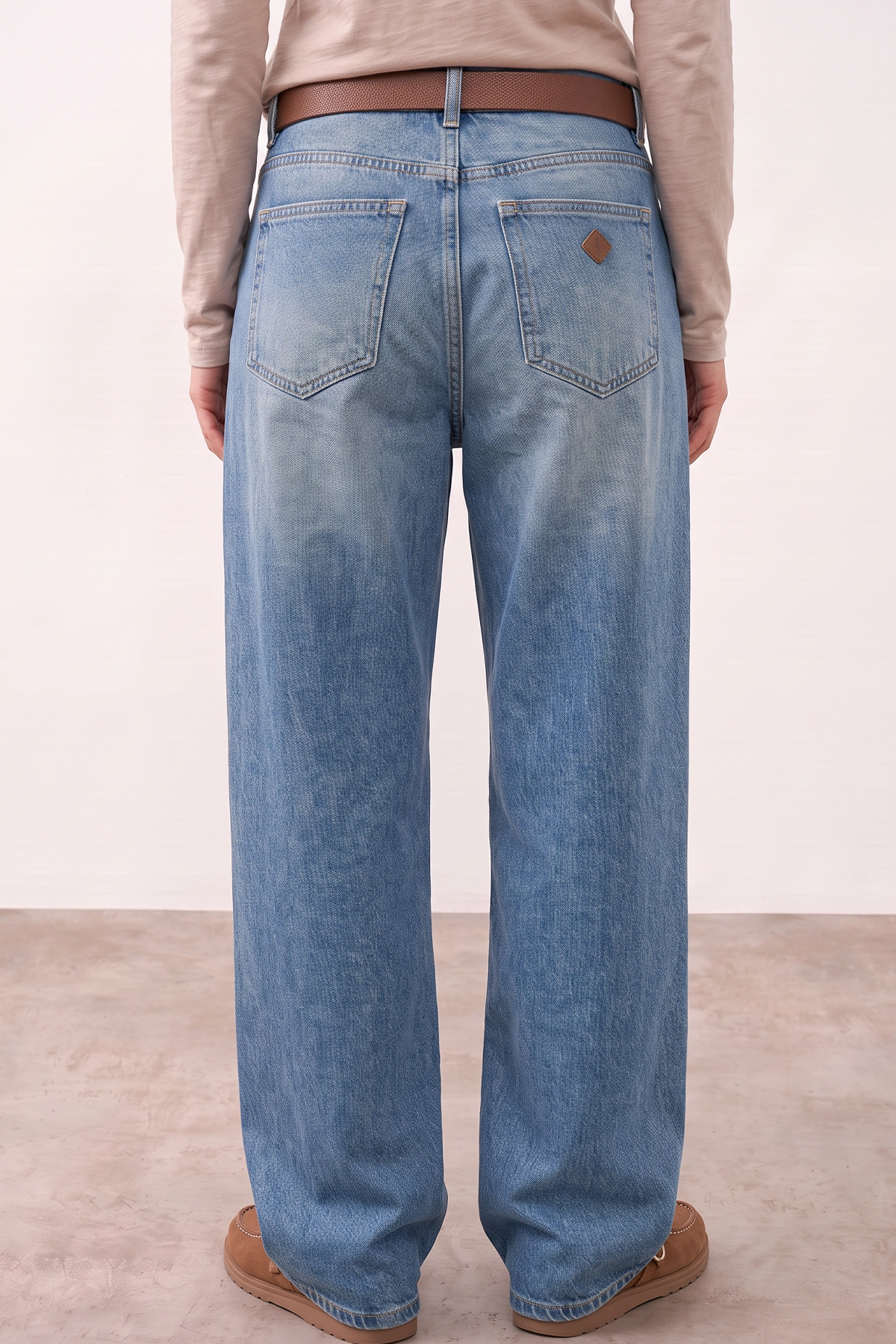 ABRAND ג׳ינס 95 MID & BAGGY CELESTE RECYCLED
