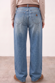 ABRAND ג׳ינס 95 MID & BAGGY CELESTE RECYCLED