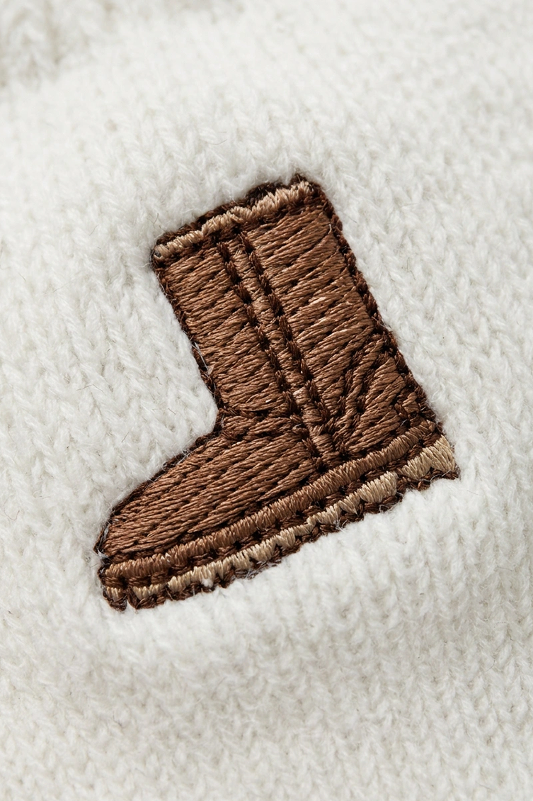 מארז 3 זוגות גרבי UGG Classic Crew שמנת ובז