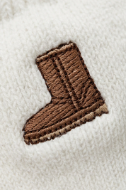 מארז 3 זוגות גרבי UGG Classic Crew שמנת ובז