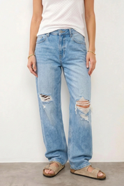 UTR ג'ינס LATITE DISTRESSED MAYA BLUE