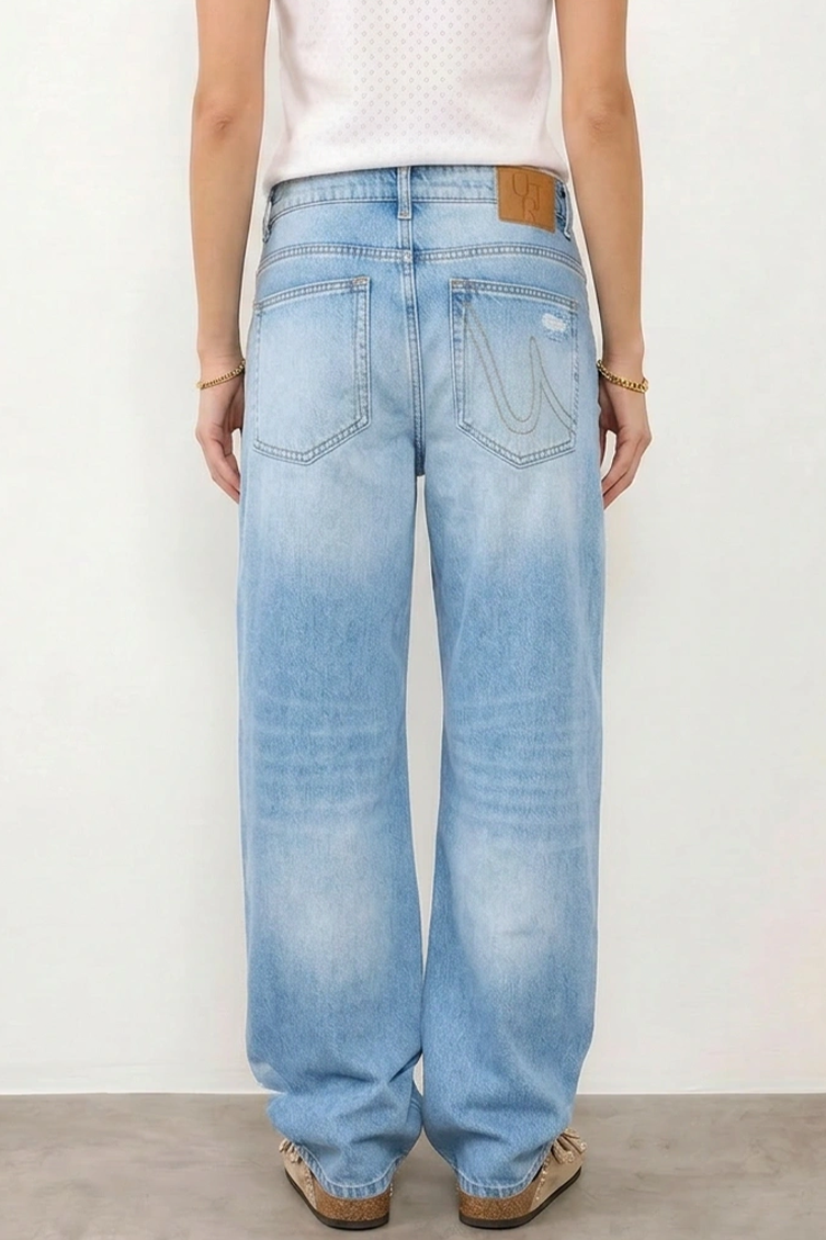 UTR ג'ינס LATITE DISTRESSED MAYA BLUE
