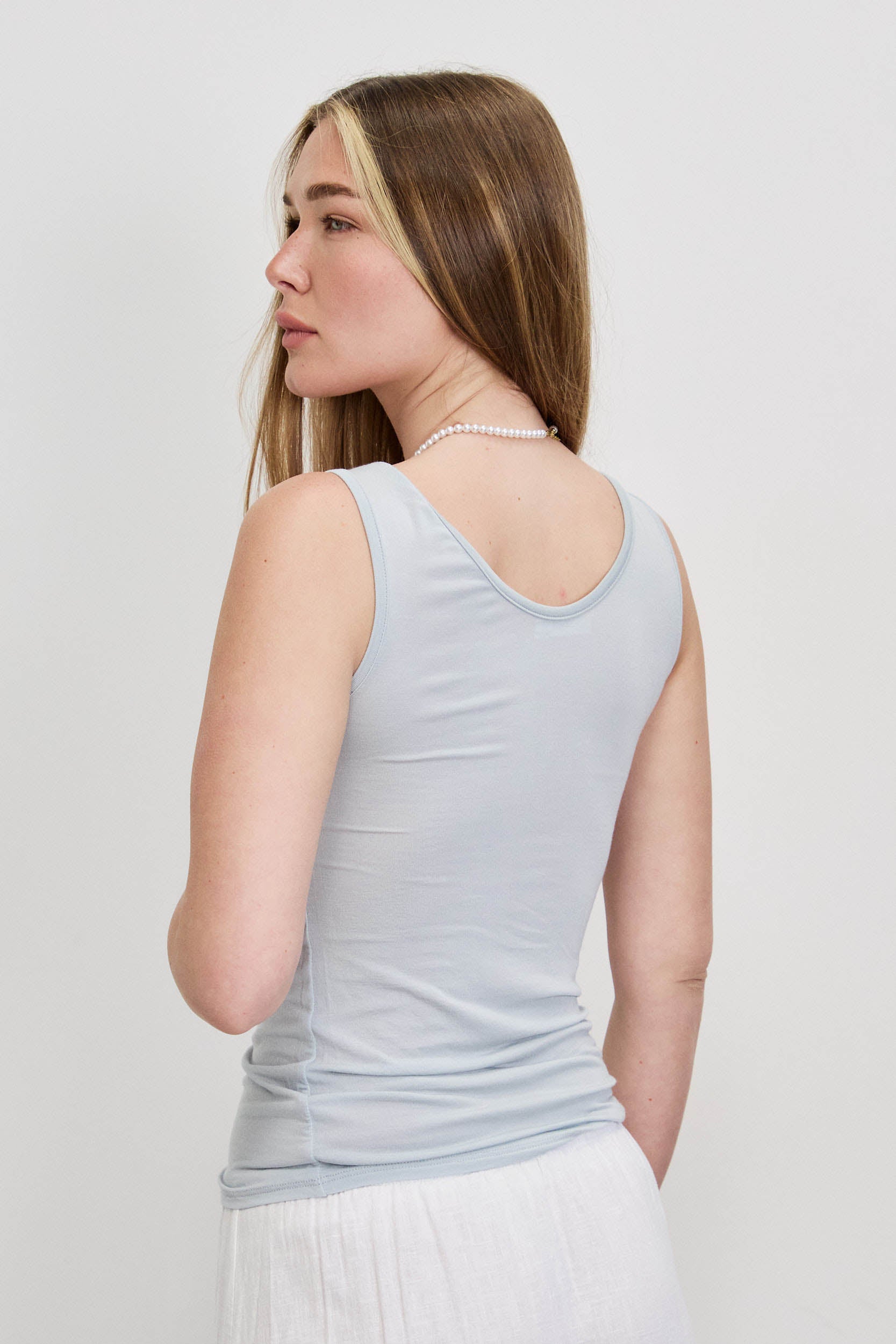 גופיית תחרה ונציה תכלת