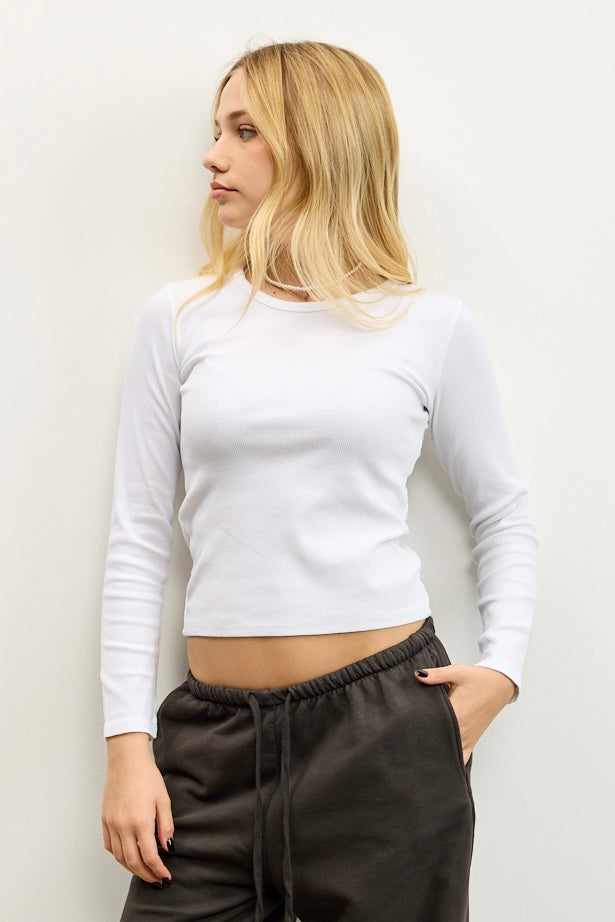 חולצת ריב ניקי לבן