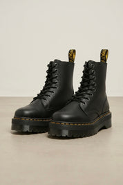 DR. MARTENS מגפי פלטפורמה דגם ג'יידון III שחור עור רך