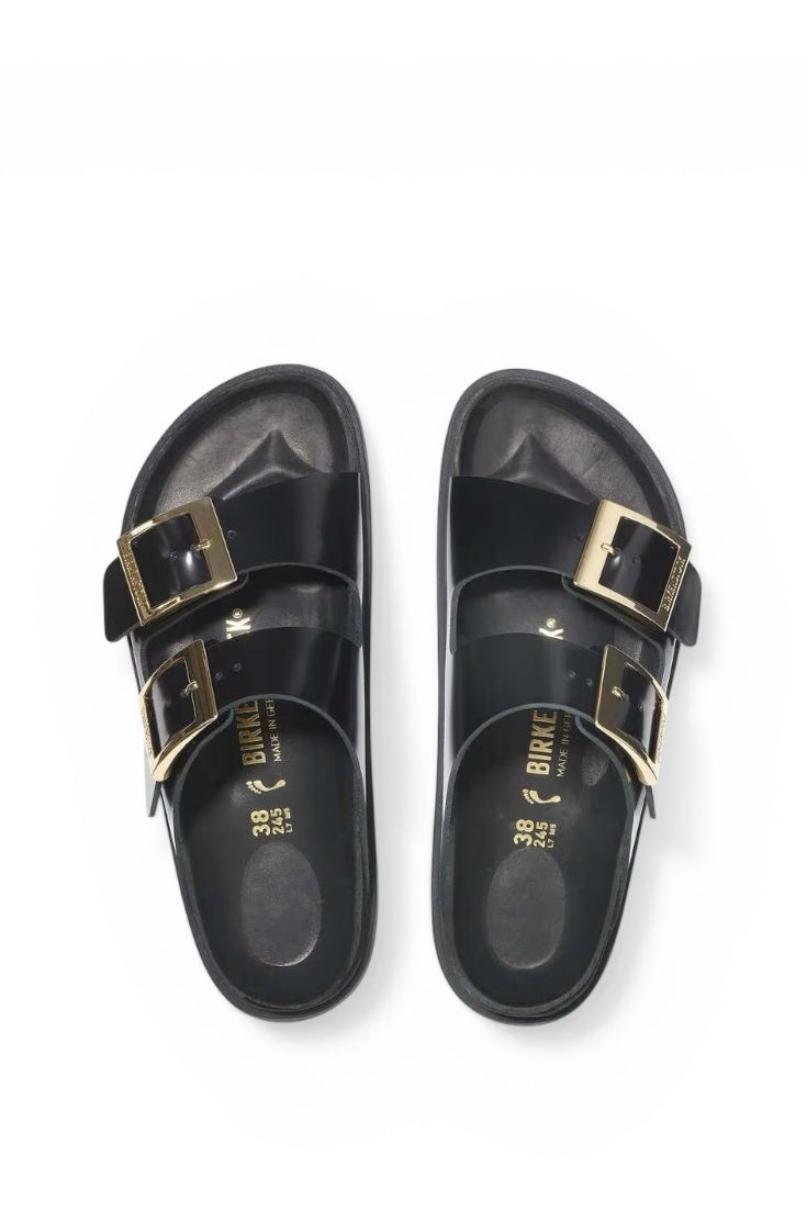 כפכפי בירקנשטוק דגם אריזונה דרופלט אבזם שחור