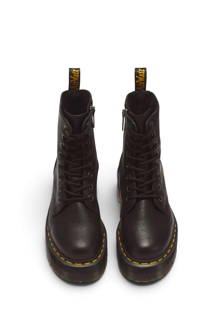 DR. MARTENS מגפי פלטפורמה דגם ג'יידון III שחור עור רך