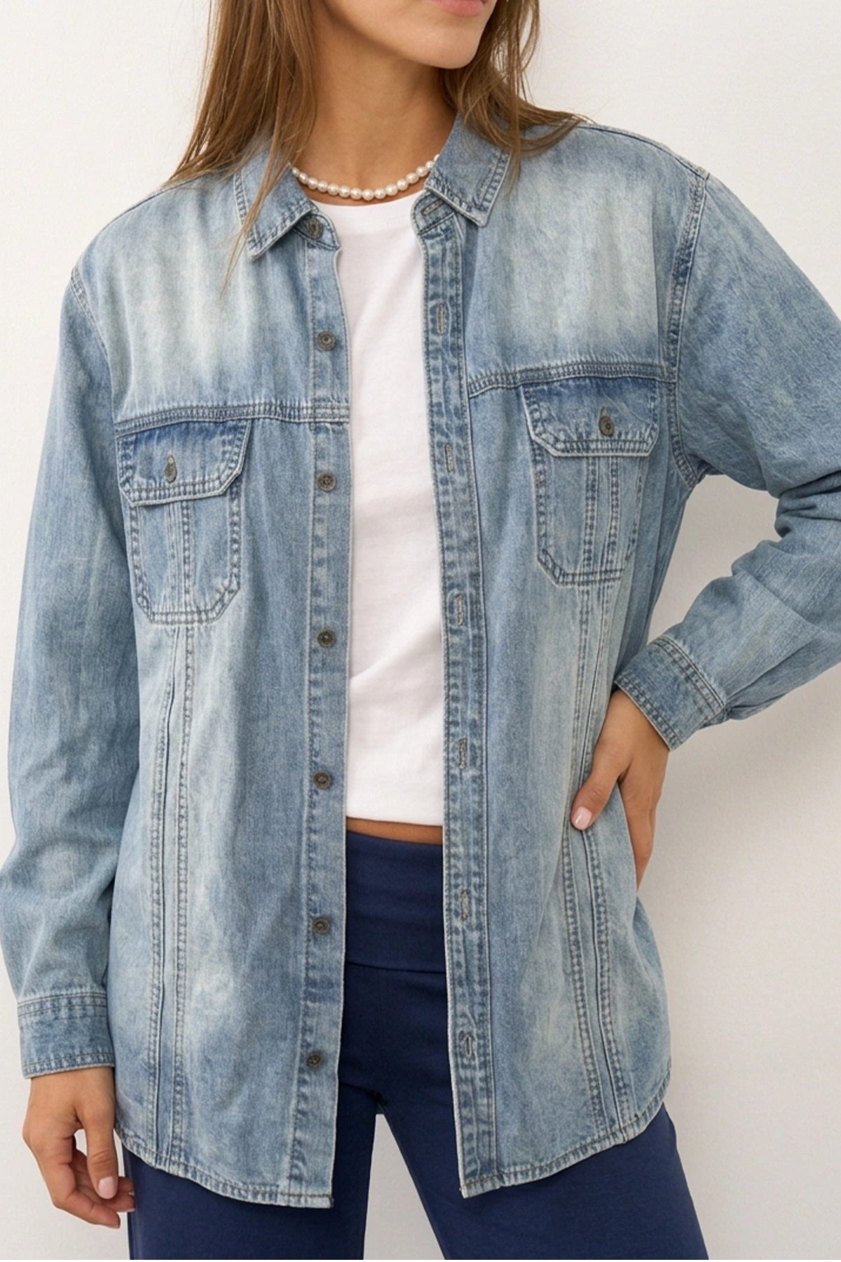 UTR חולצת ג׳ינס ARIZONA DENIM SHIRT