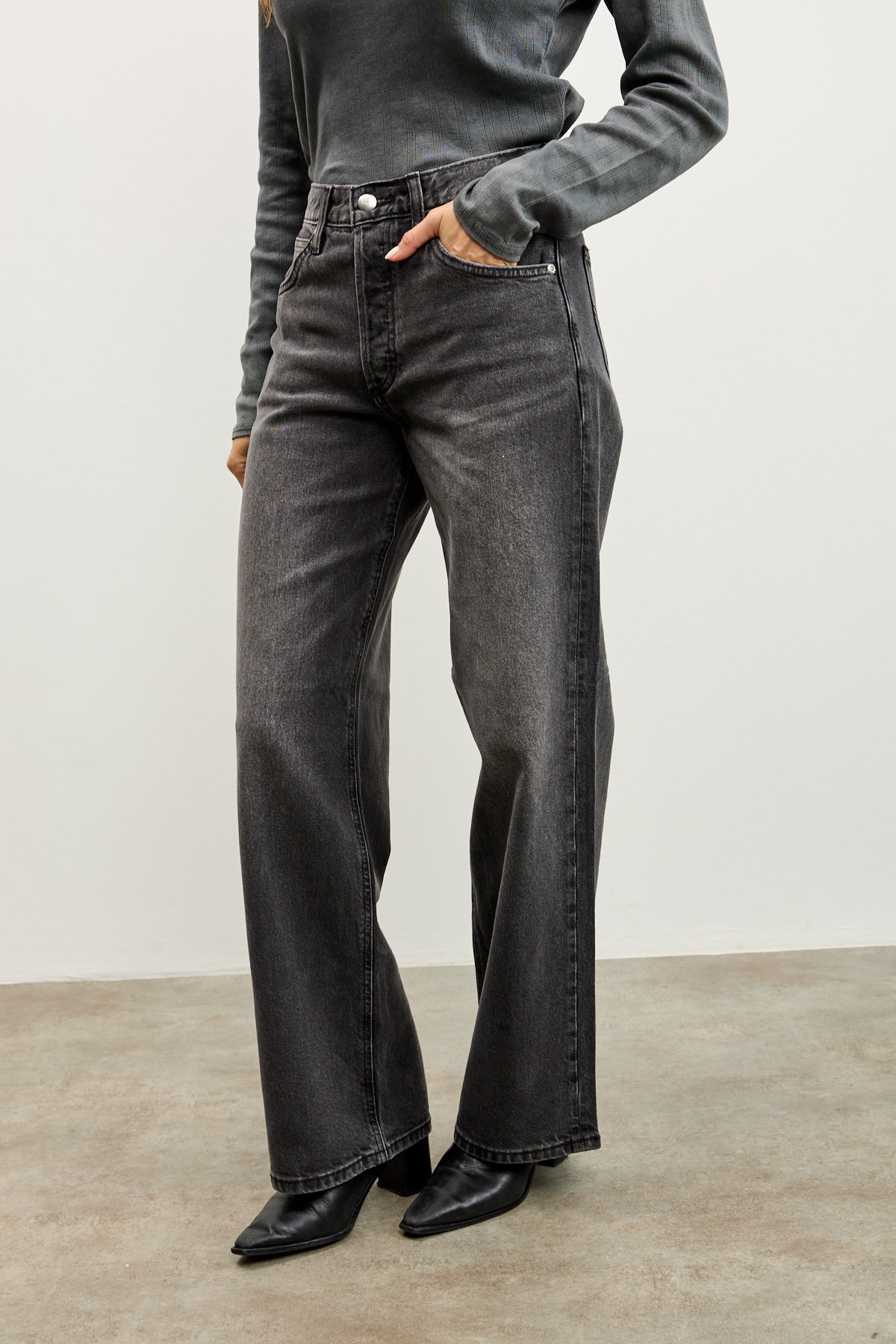 LEE ג׳ינס LOW SLUNG SLOUCH BLACK