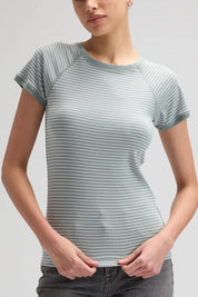 LEE BABY TEE DESERT SAGE STRIPE