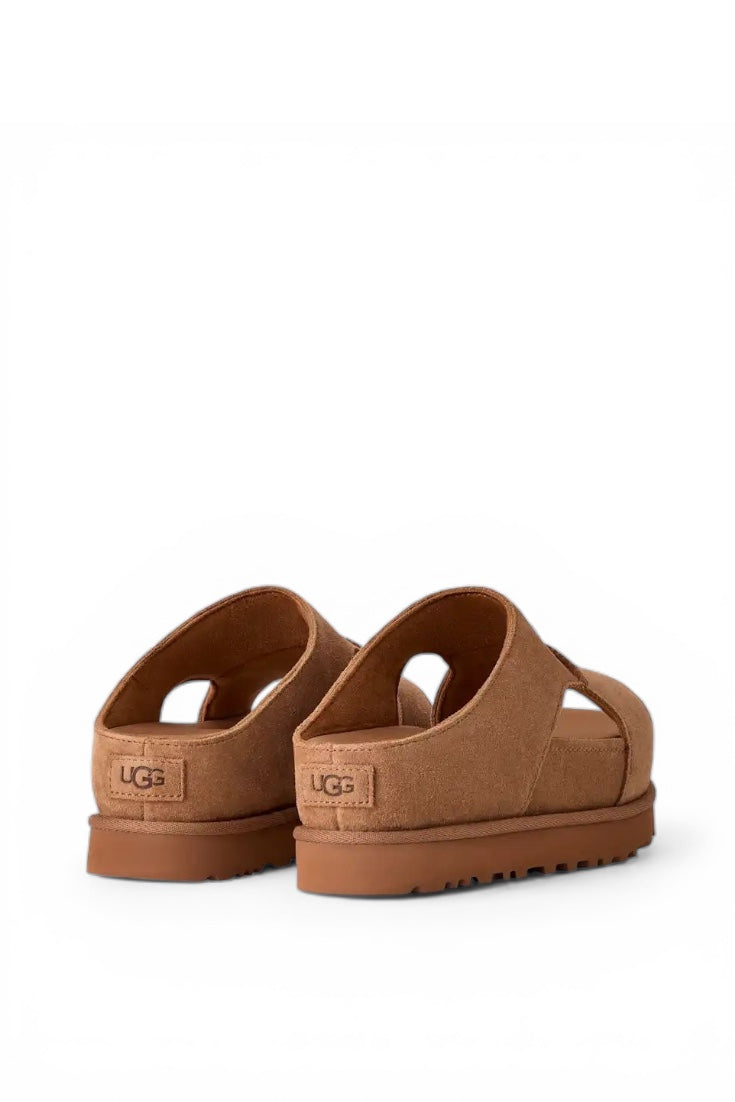 כפכפי UGG GOLDENSTAR HI CUT OUT חום