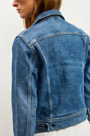 LEE ג'ינס דגם RIDER JACKET CLASSIC INDIGO