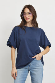 טישירט אוברסייז לני כחול