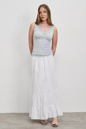 גופיית תחרה ונציה תכלת