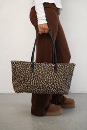 תיק עור אמליה מנומר