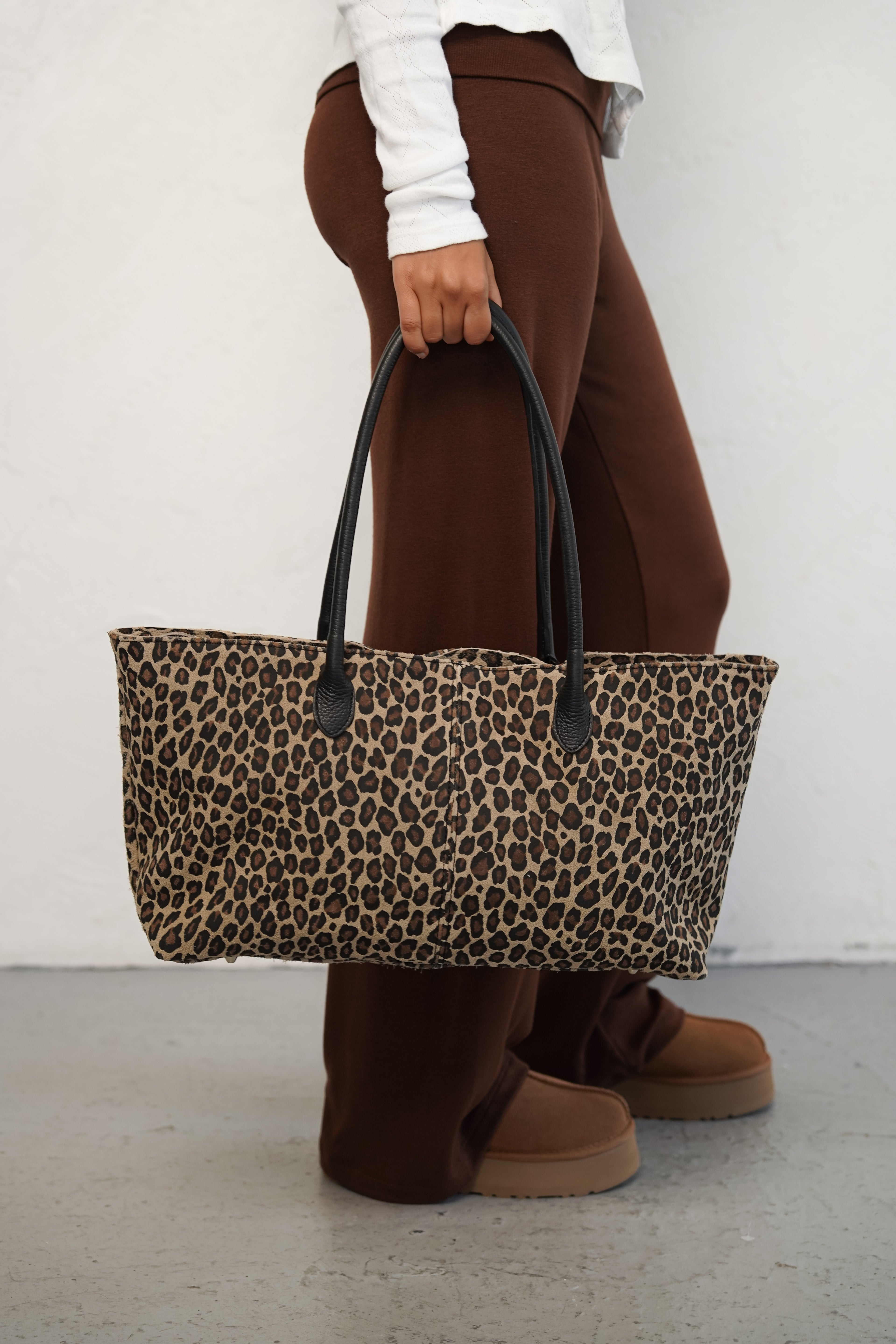 תיק עור אמליה מנומר