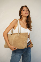 תיק עור אמליה בז