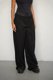 מכנס לומינה מחויט בוקסר שחור