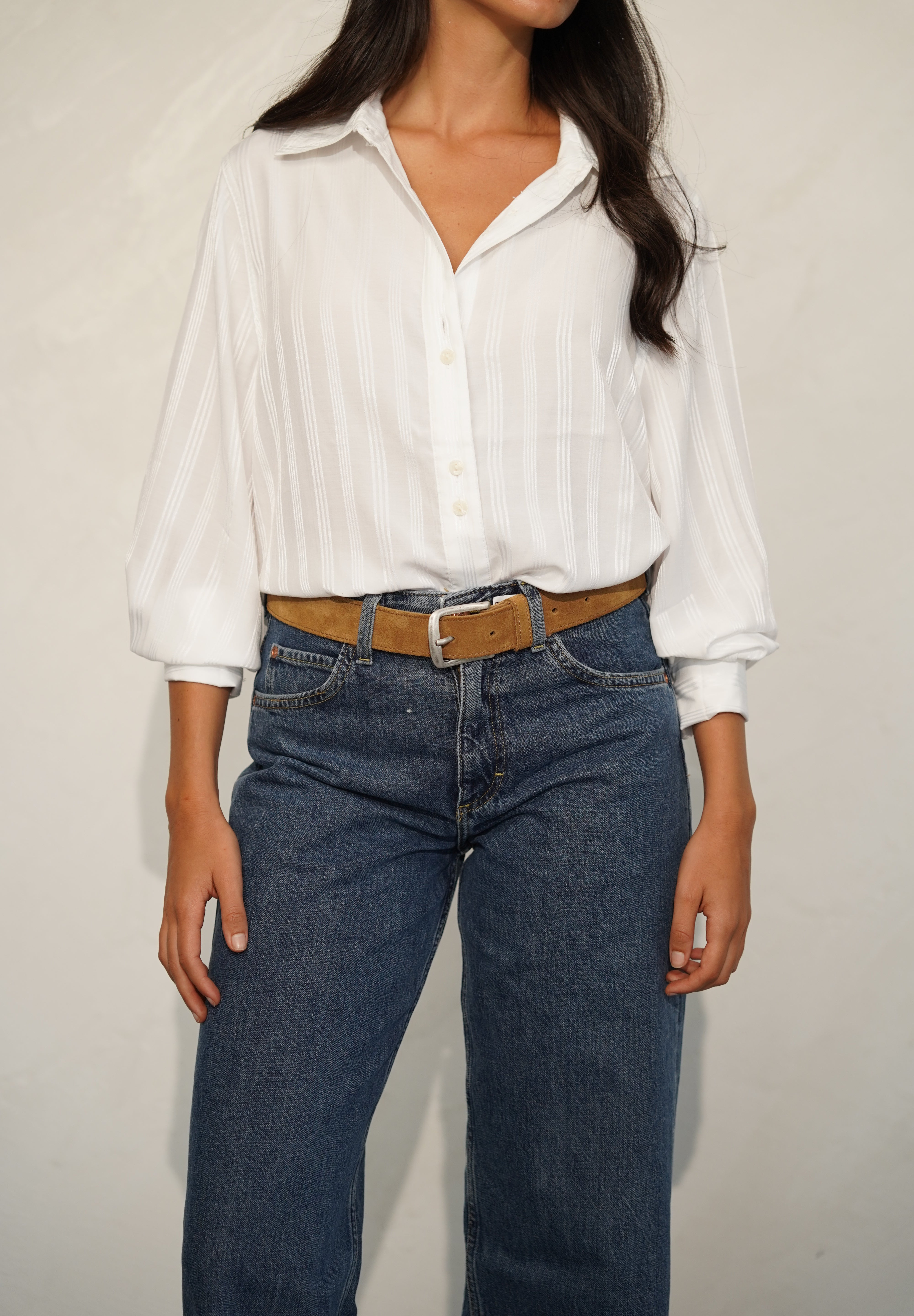 LEE חולצה REGULAR WESTERN SHIRT KHAKI PLAID