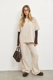 מכנסי ברנדי  בז׳