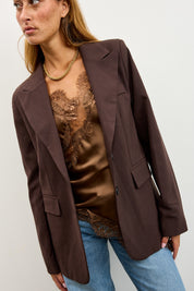 ג’קט מילאנו לומינה חום