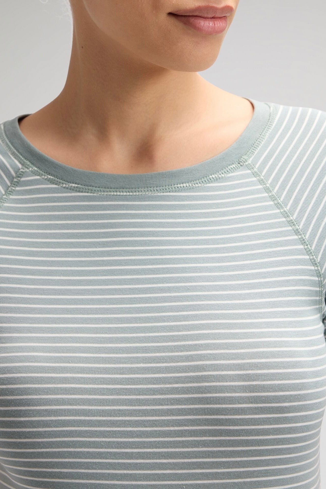 LEE BABY TEE DESERT SAGE STRIPE