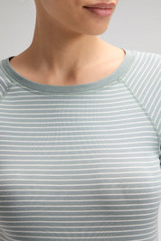 LEE BABY TEE DESERT SAGE STRIPE