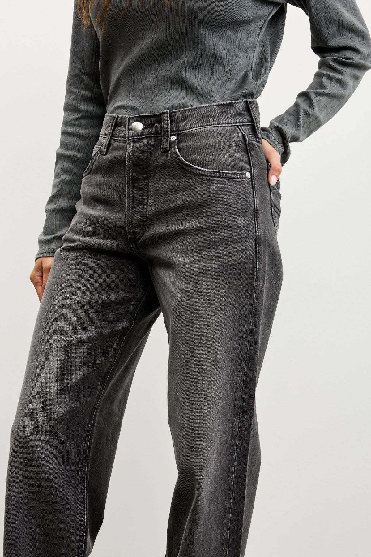 LEE ג׳ינס LOW SLUNG SLOUCH BLACK